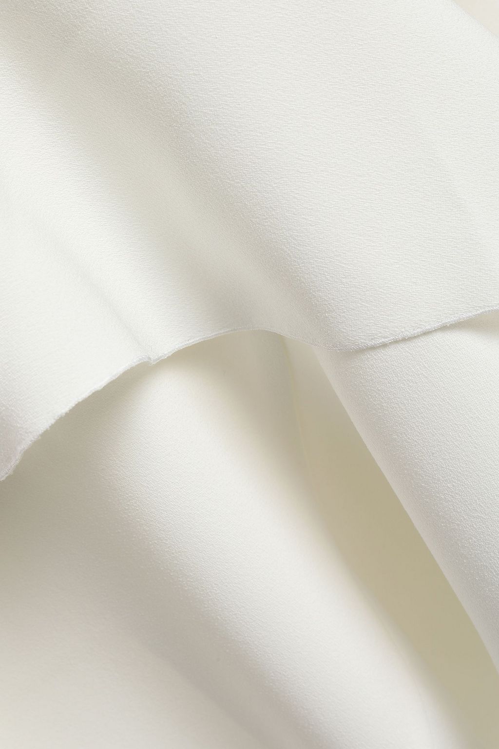 GOEN.J Asymmetric ruffled crepe midi dress