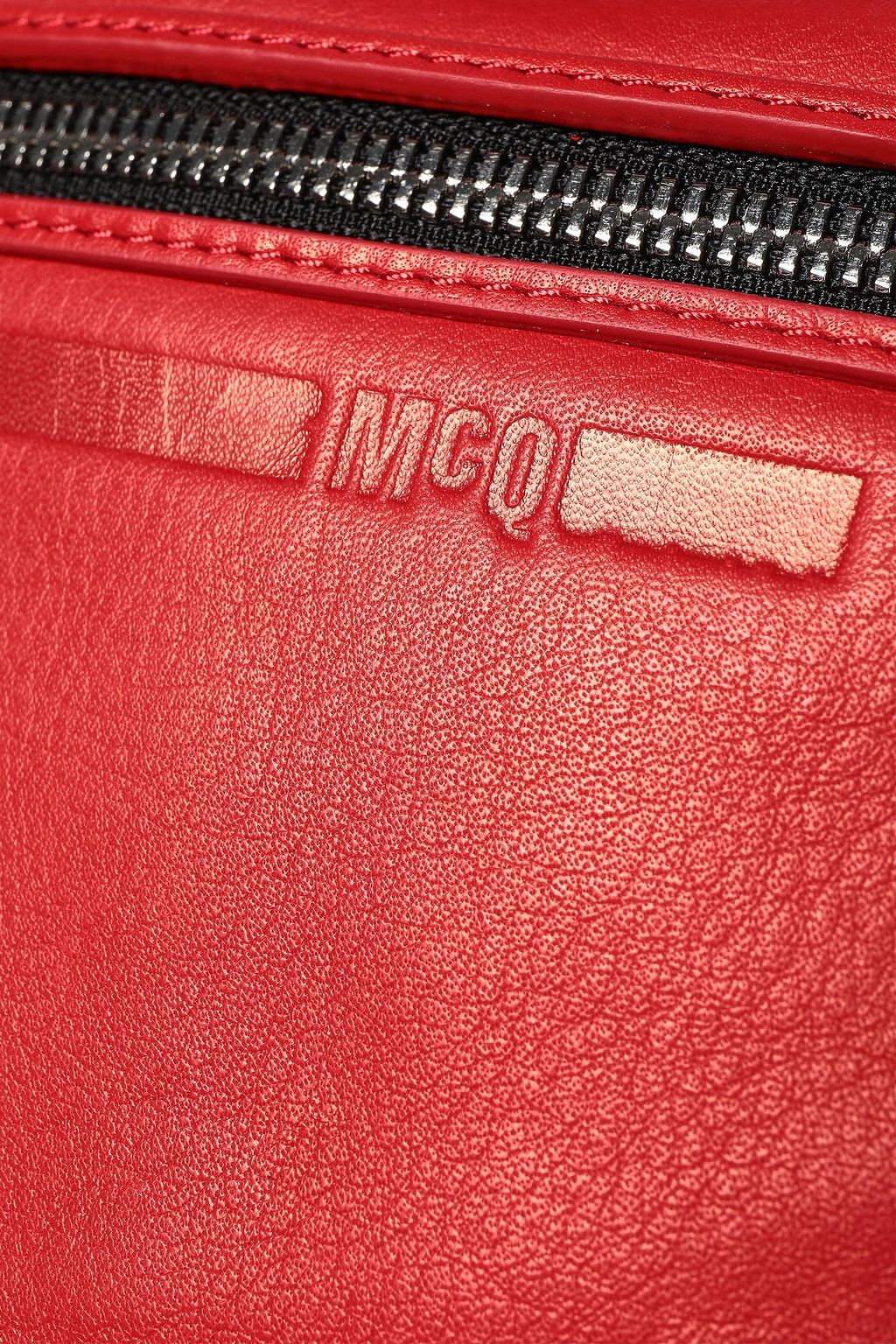 MCQ ALEXANDER MCQUEEN Mini convertible leather backpack