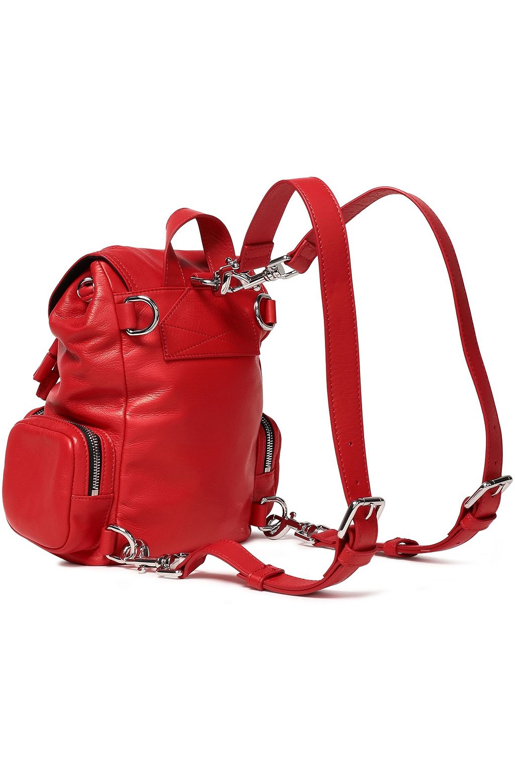 MCQ ALEXANDER MCQUEEN Mini convertible leather backpack