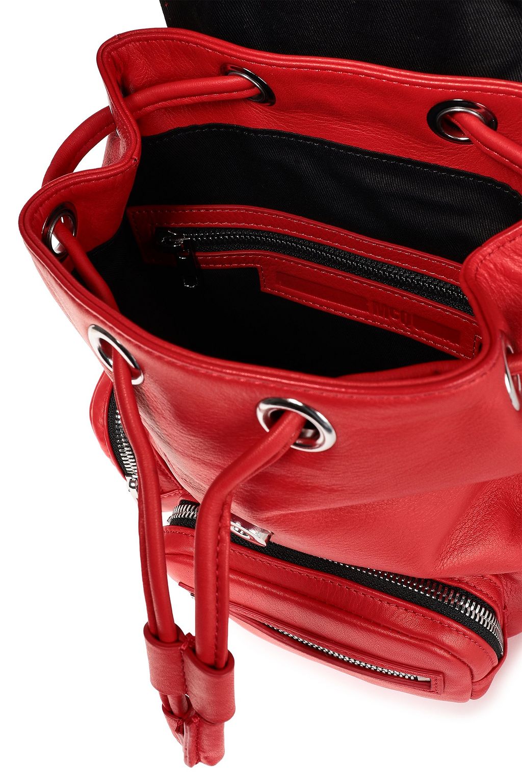 MCQ ALEXANDER MCQUEEN Mini convertible leather backpack