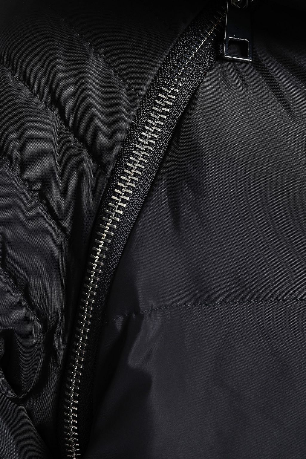 MAJE Zip-detailed quilted shell hooded down coat