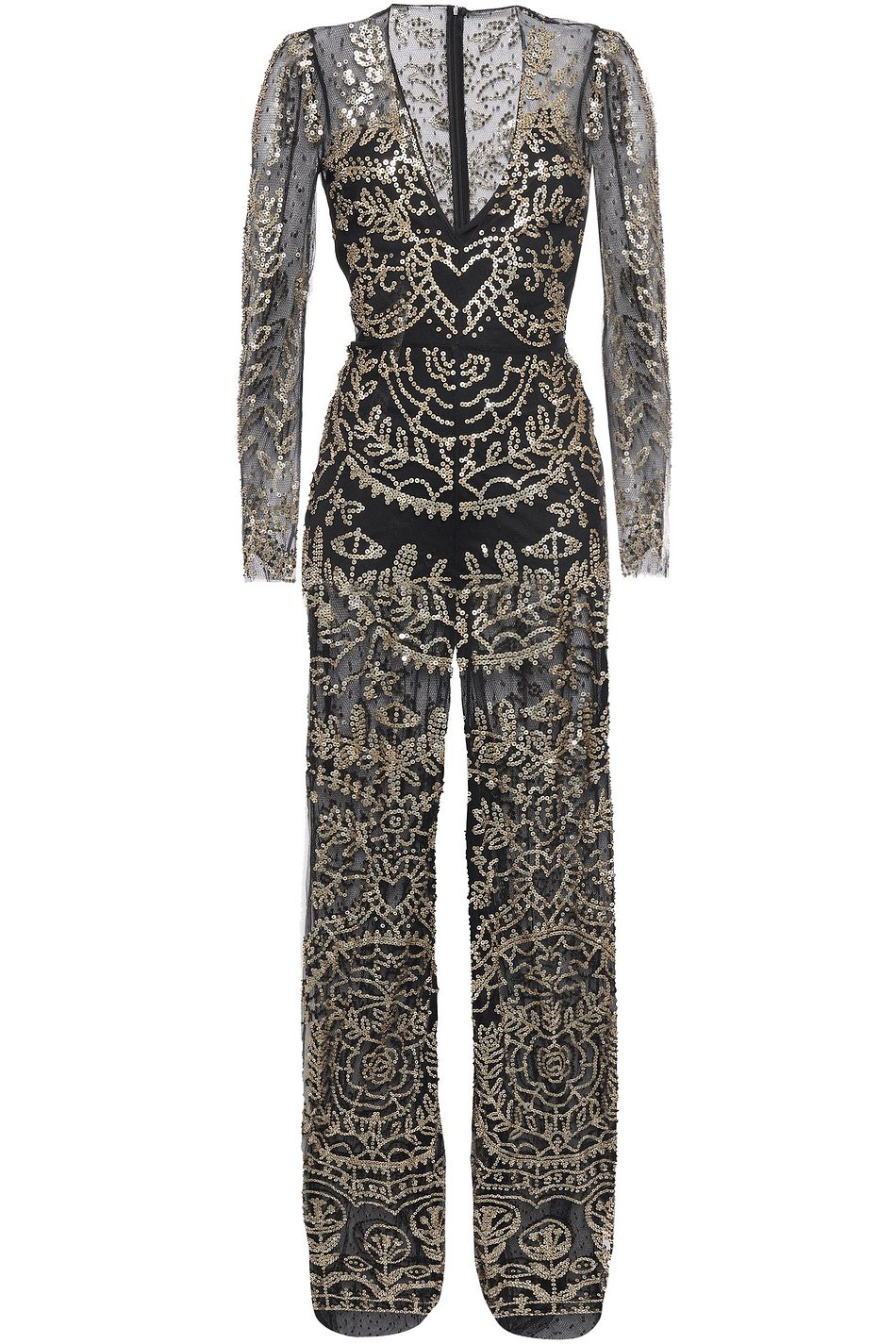sequin embellished jumpsuit