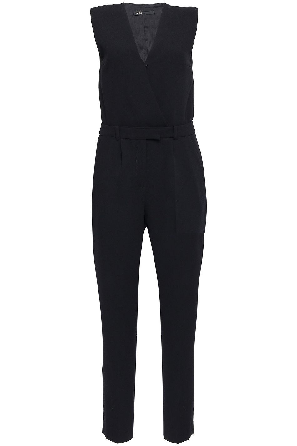 maje black jumpsuit