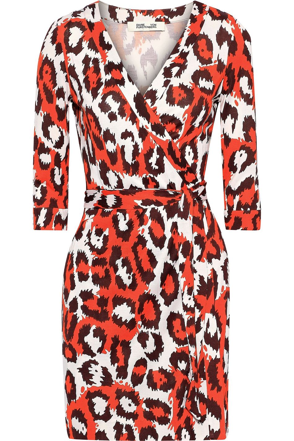 diane von furstenberg orange dress