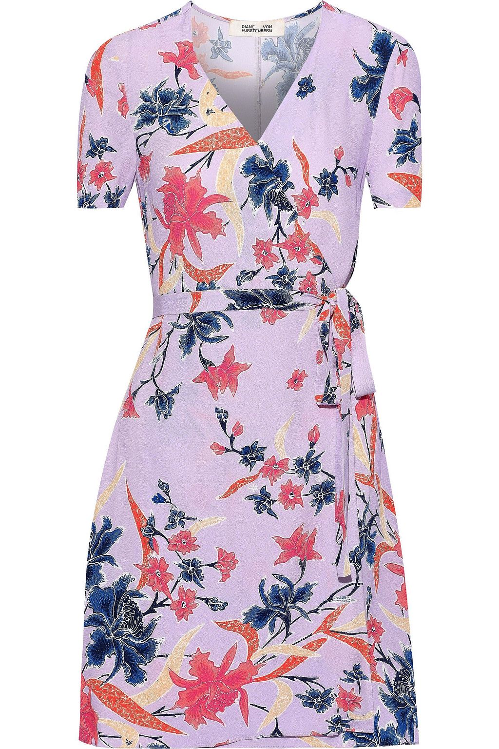 savilla mini wrap dress