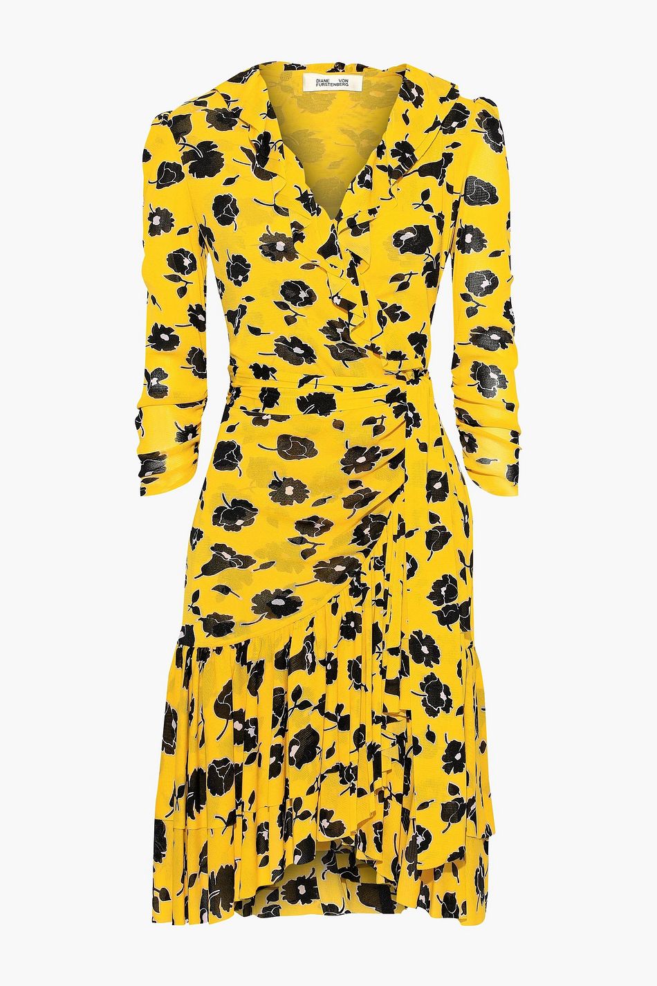 diane von furstenberg ruffle dress