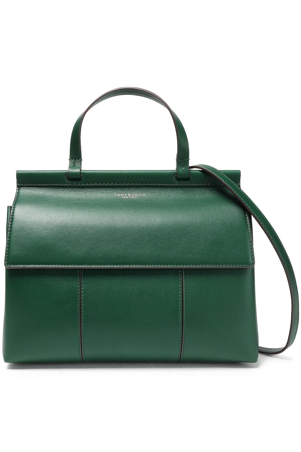 tory burch block t leather tote