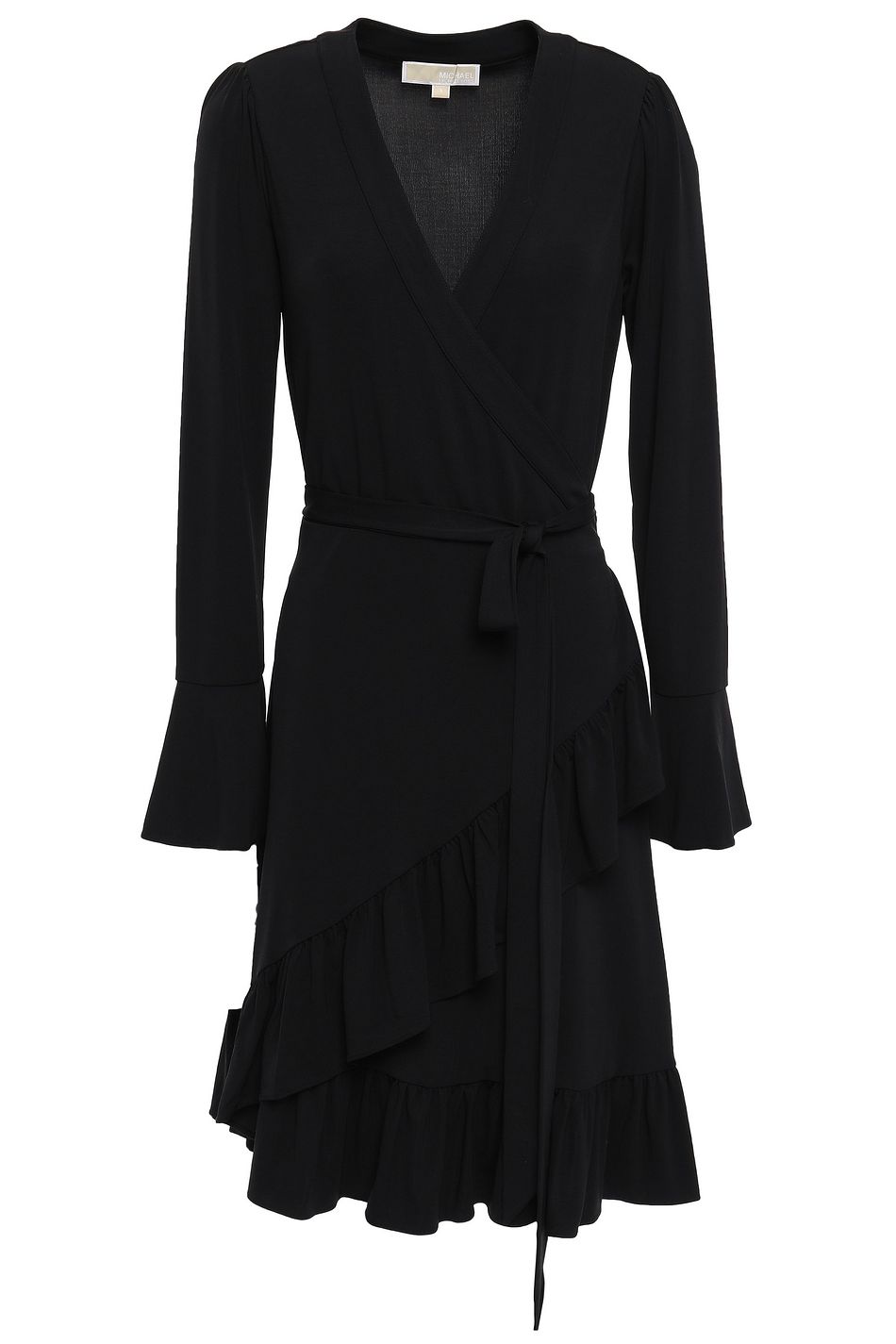 michael kors black wrap dress