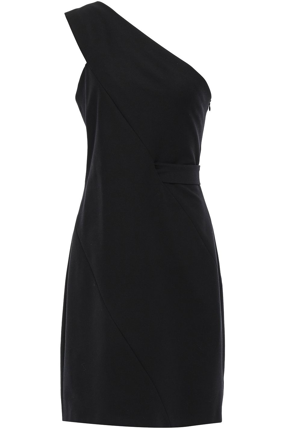 maje one shoulder dress