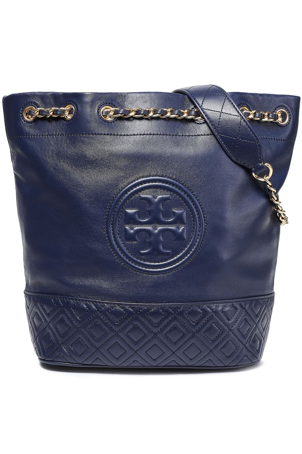 tory burch embellished leather shoulder bag