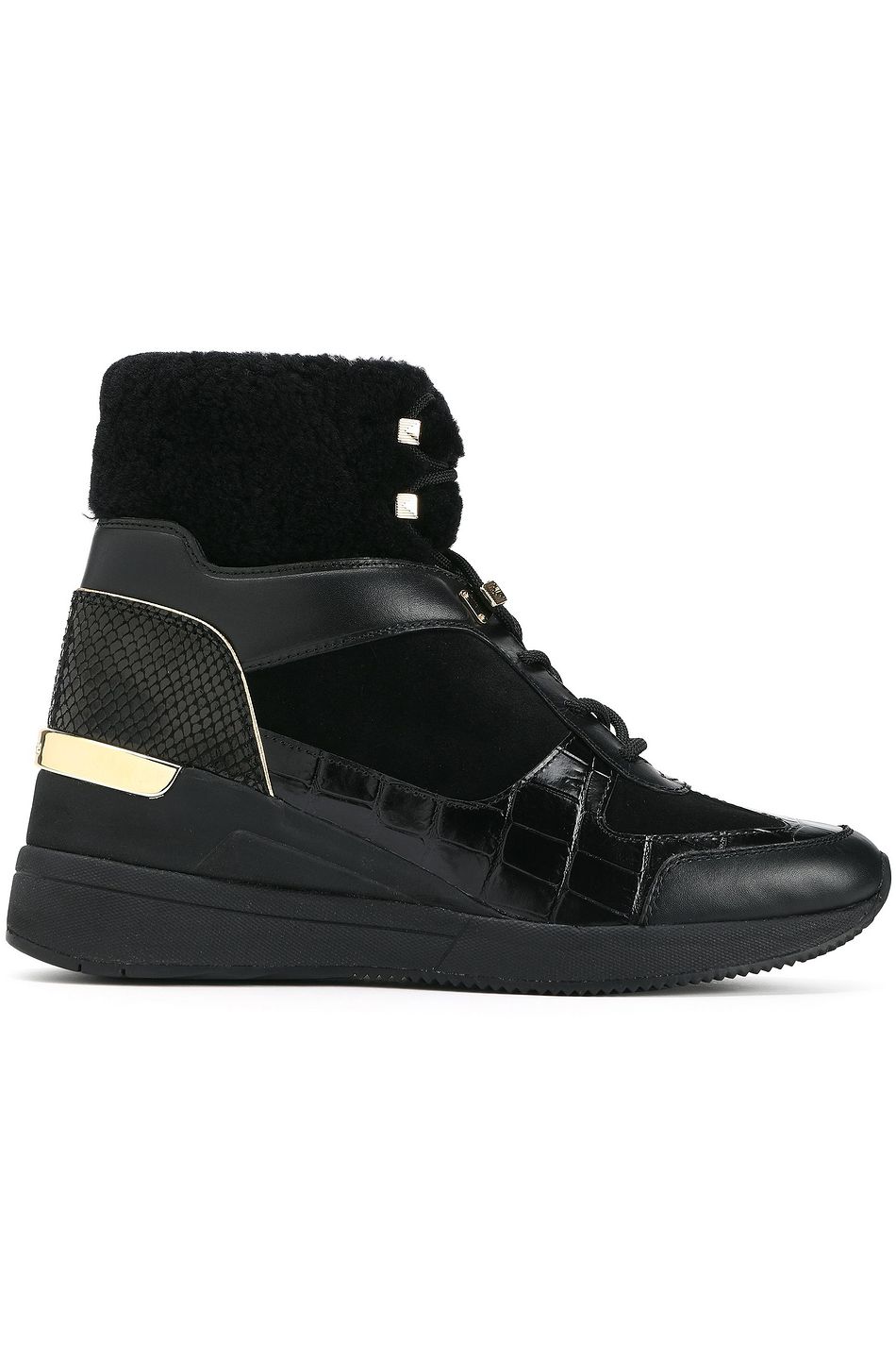 designer wedge sneakers