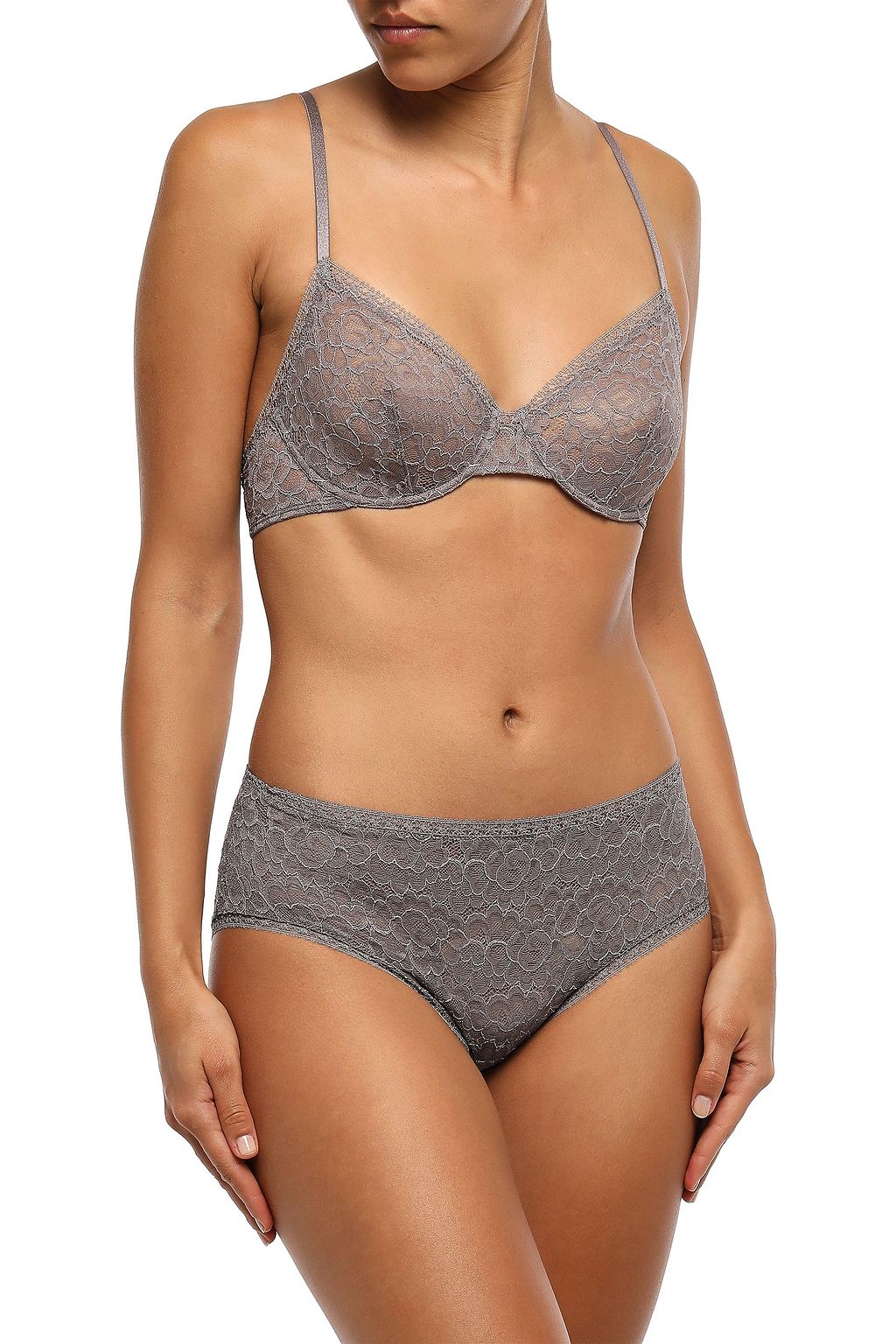 ERES Baci Bellezza stretch-corded lace mid-rise briefs