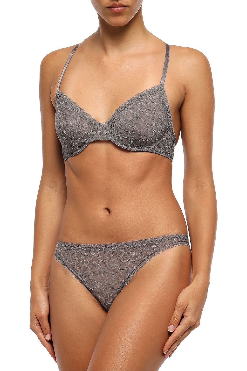 ERES Baci Salve stretch-corded lace low-rise thong