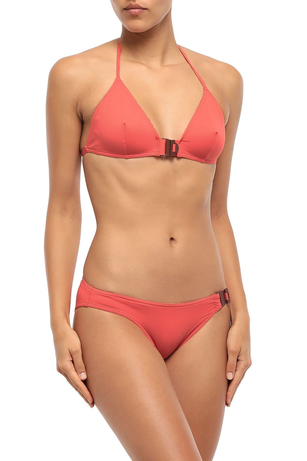 ERES Edge Cut buckled triangle bikini top