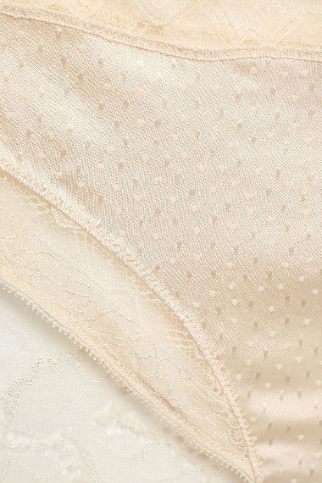ERES Farniente Ivresse satin-jacquard and stretch-Leavers lace mid-rise briefs
