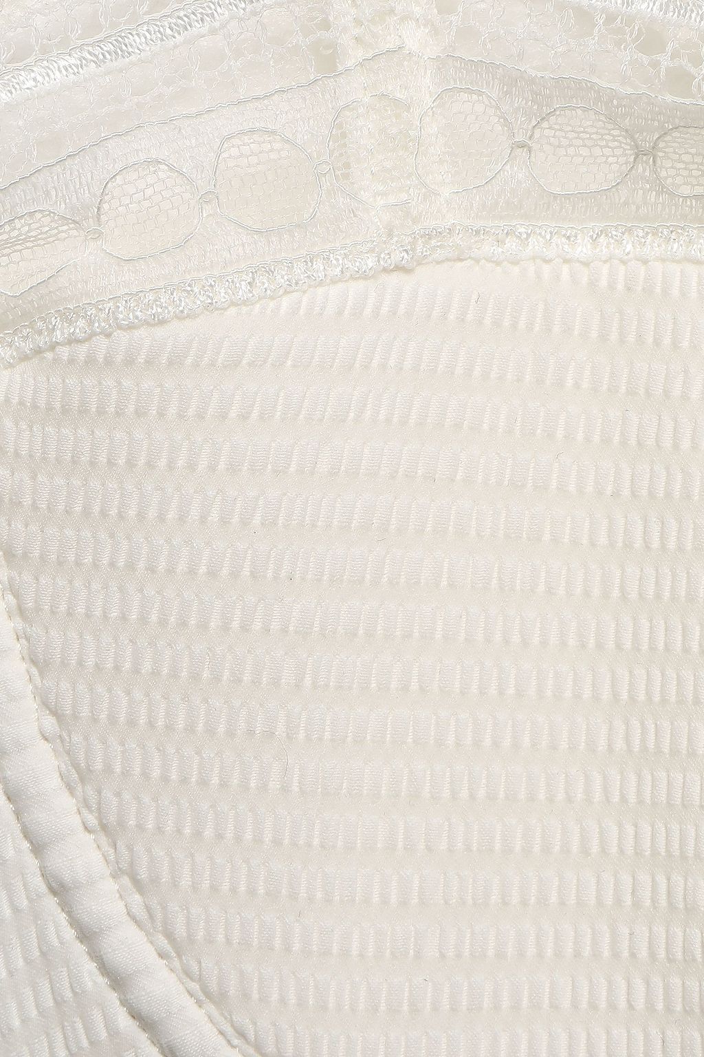 ERES Paroles Oh La La stretch-cloque and Leavers lace demi-cup bra