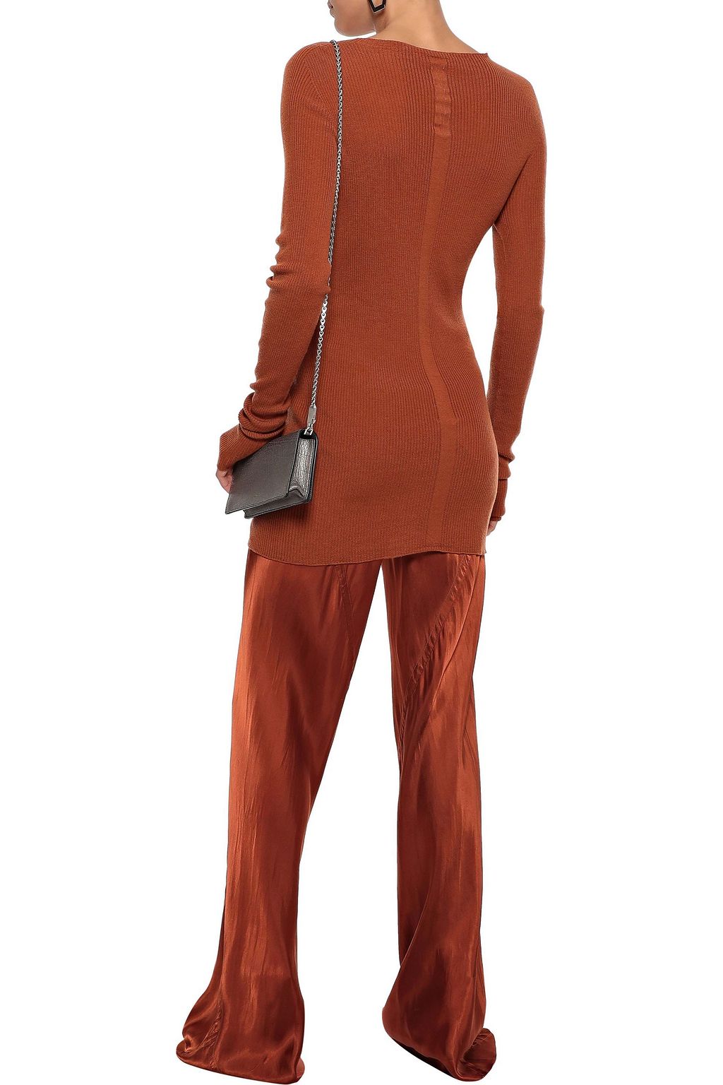 RICK OWENS Ribbed wool top