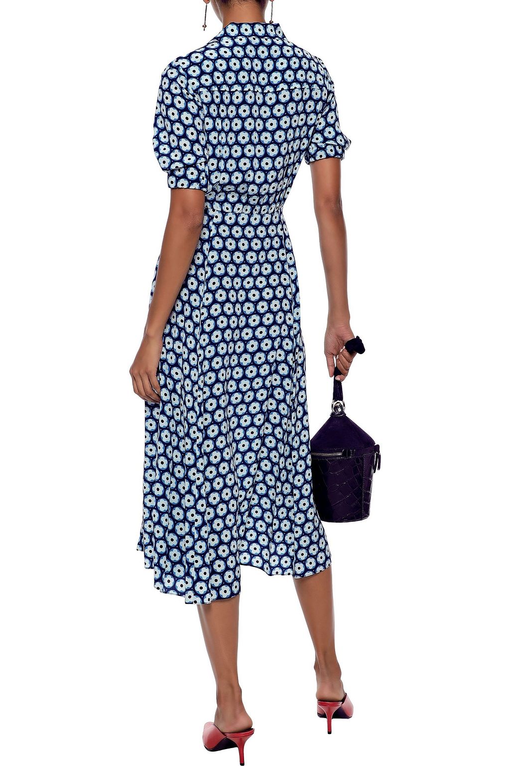 DIANE VON FURSTENBERG Lily printed silk midi dress