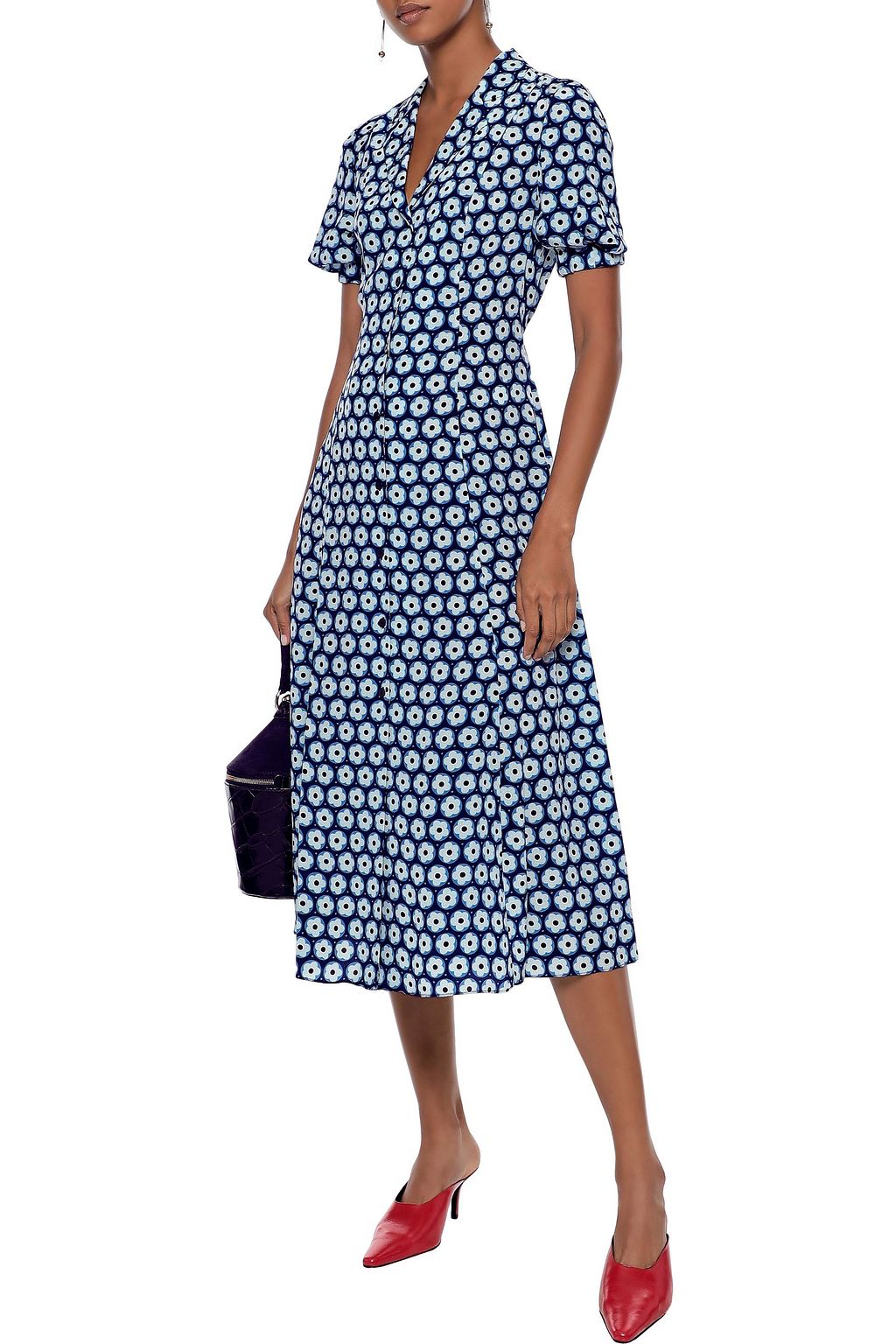 DIANE VON FURSTENBERG Lily printed silk midi dress