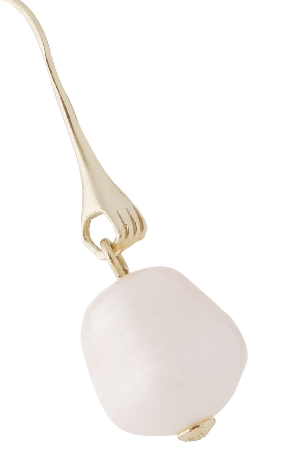 TORY BURCH Gold-tone pearl earrings