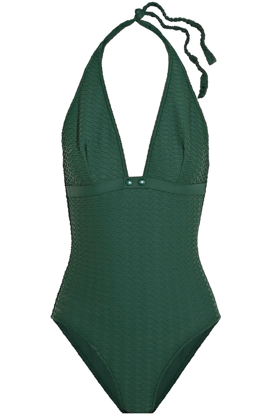 forest green swimsuit
