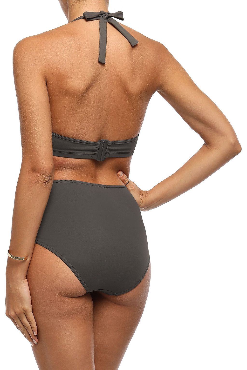 ERES Studio Compact ring-embellished halterneck bikini top