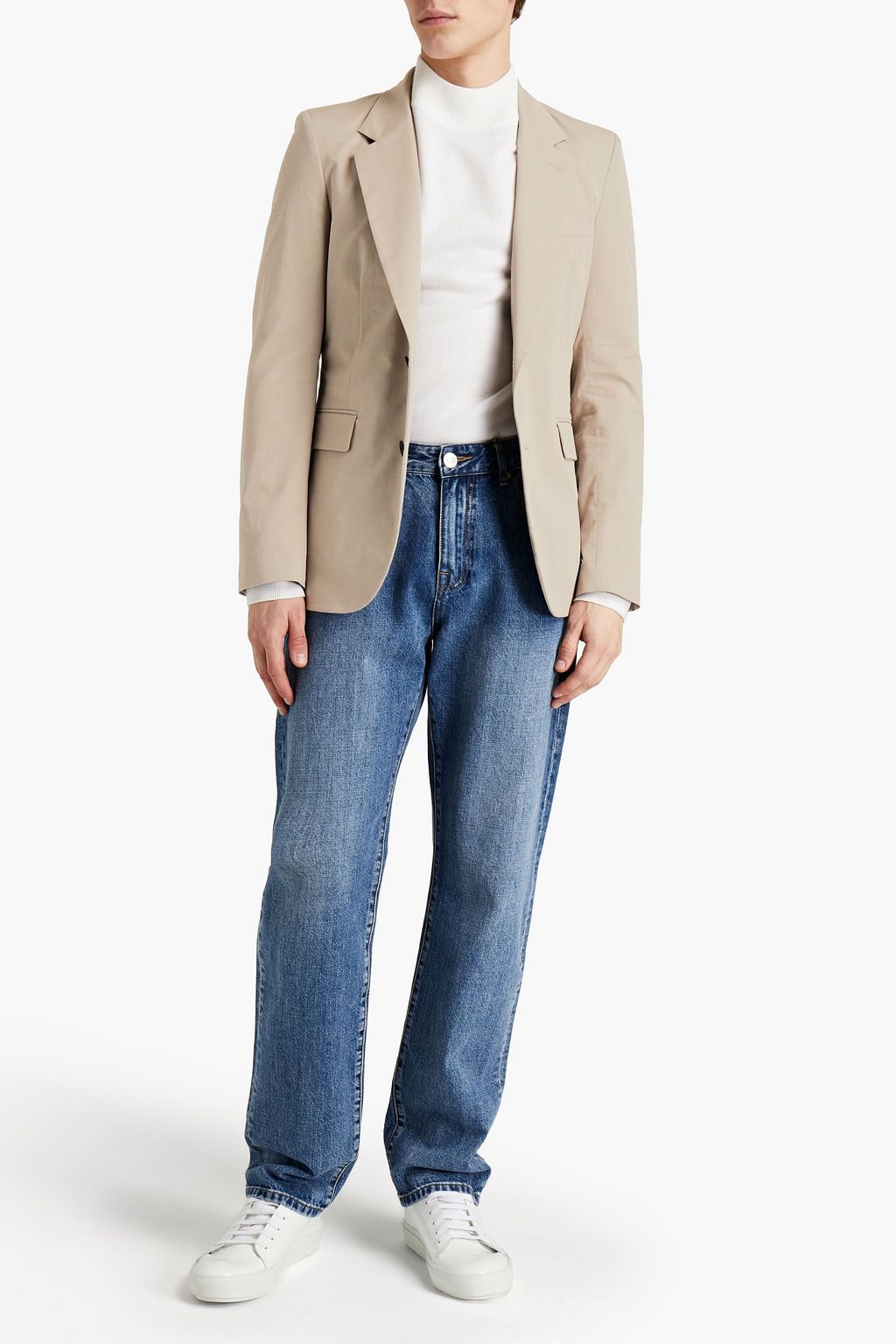 THE ROW Blazer aus Twill aus einer Baumwoll-Kaschmirmischung