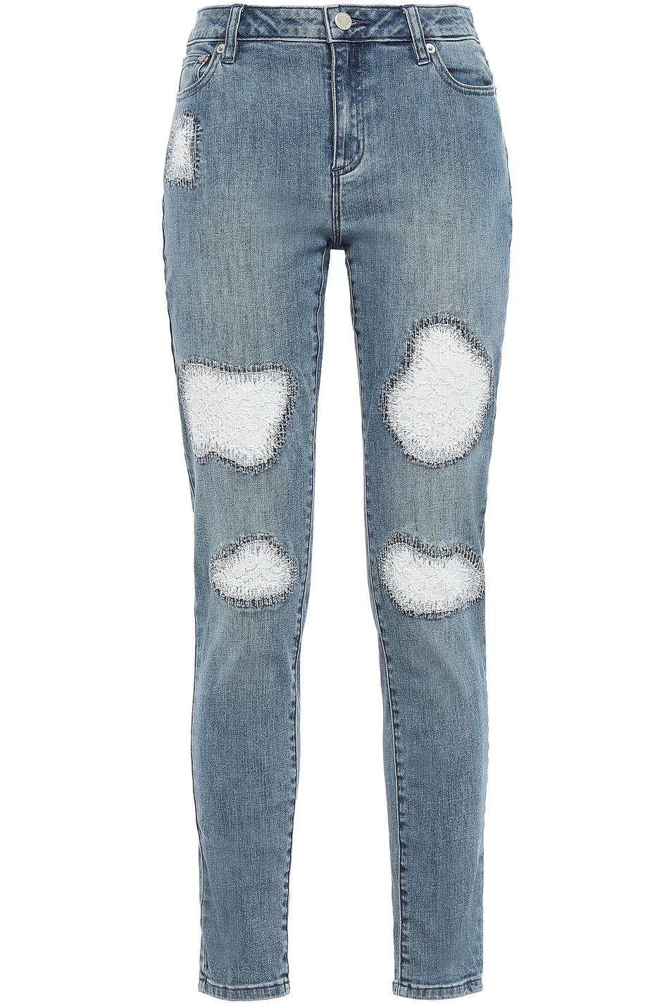 michael kors embroidered jeans