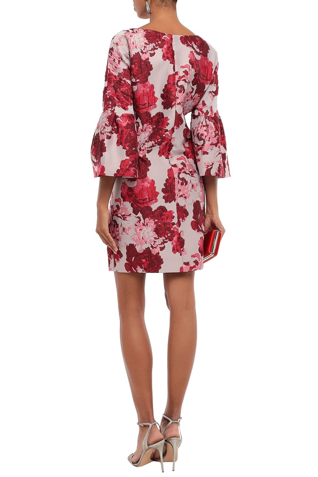 BADGLEY MISCHKA Brocade mini dress