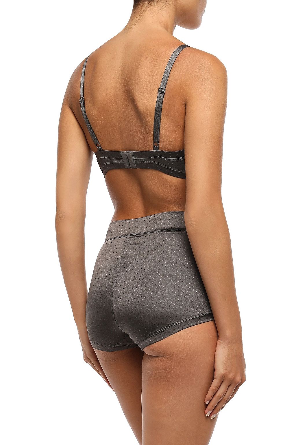 ERES Farniente Nirvana Swiss-dot silk-blend satin high-rise briefs
