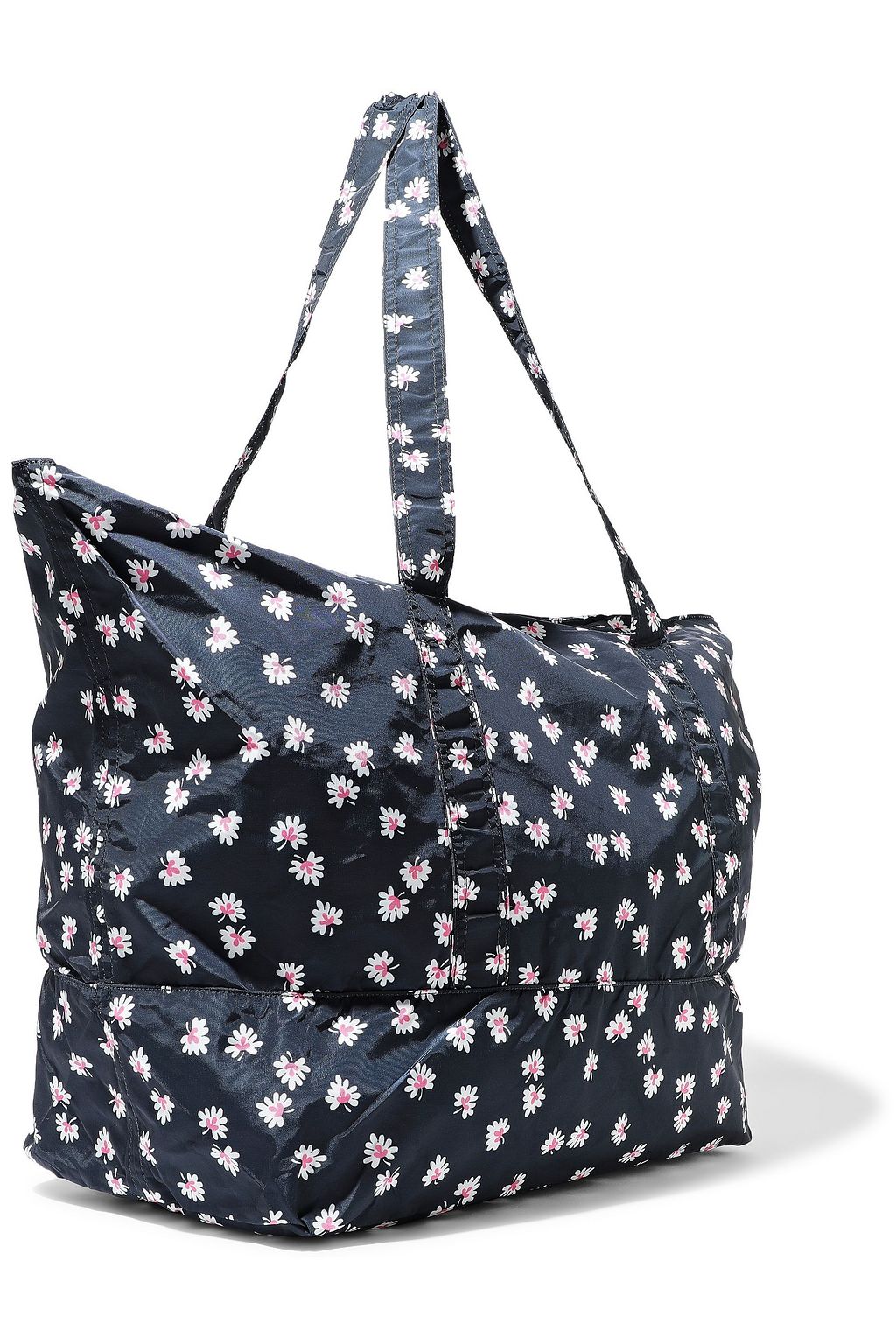GANNI Fairmont Tote Bag aus Shell mit floralem Print