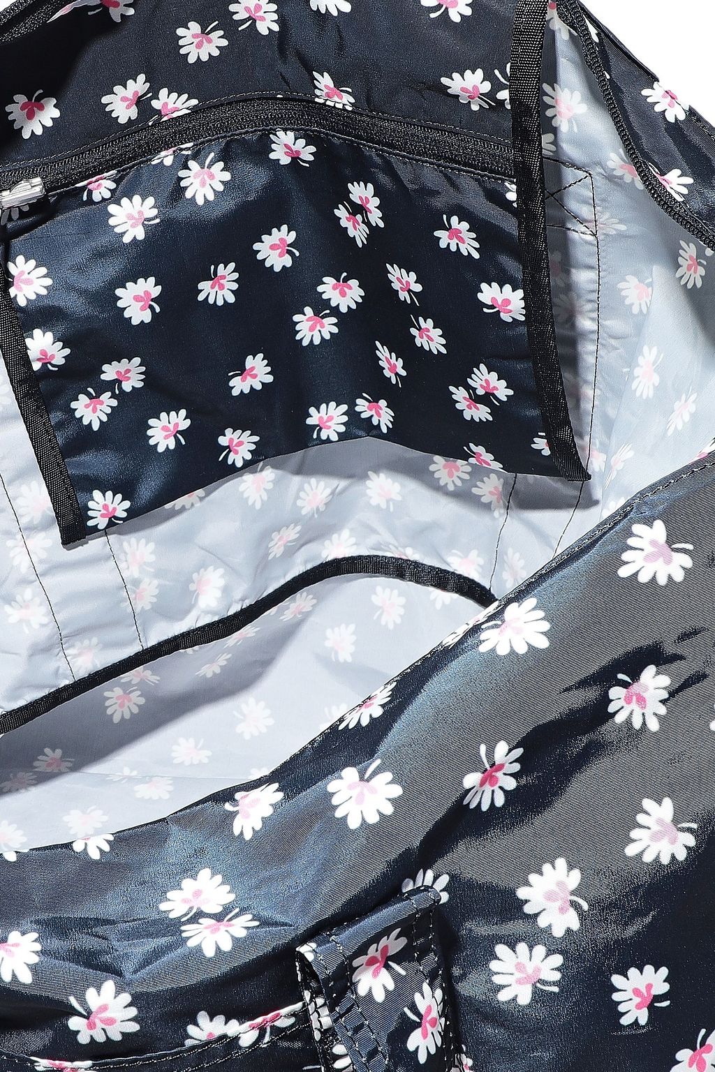 GANNI Fairmont Tote Bag aus Shell mit floralem Print