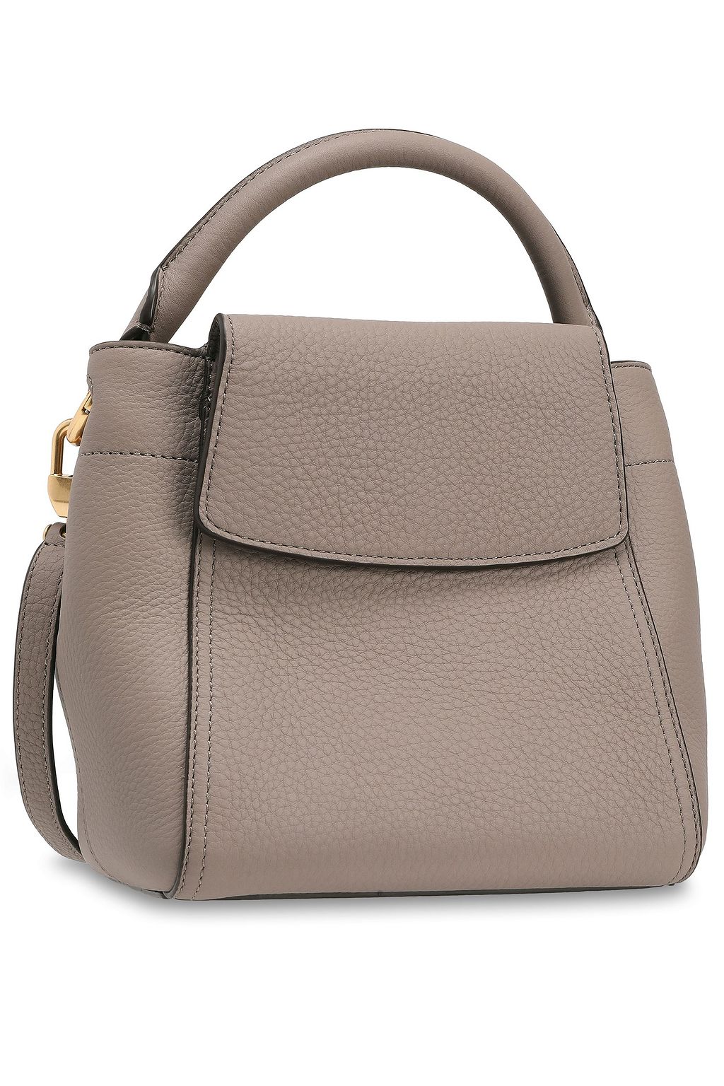 TORY BURCH Textured-leather shoulder bag