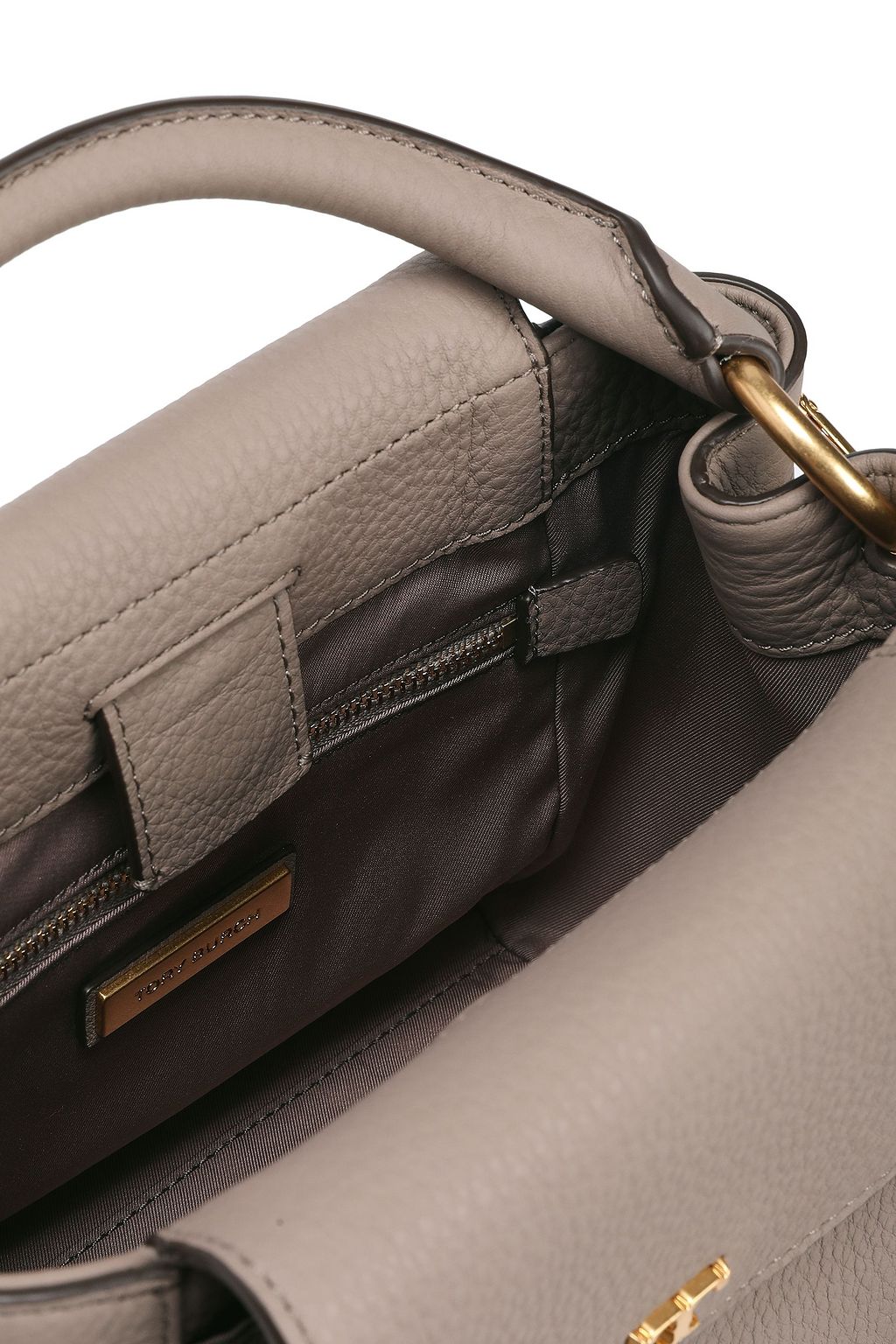 TORY BURCH Textured-leather shoulder bag