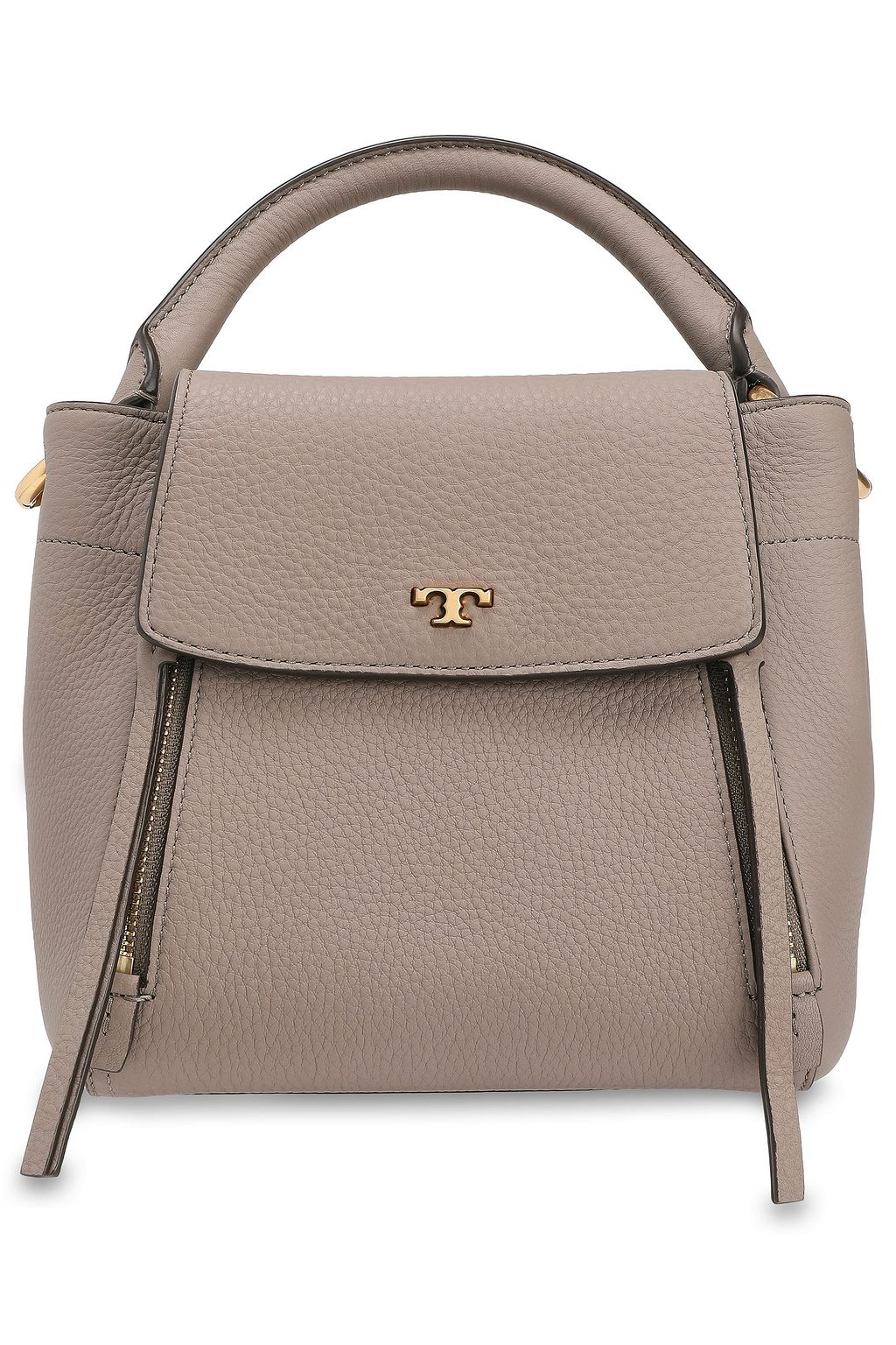 TORY BURCH Textured-leather shoulder bag