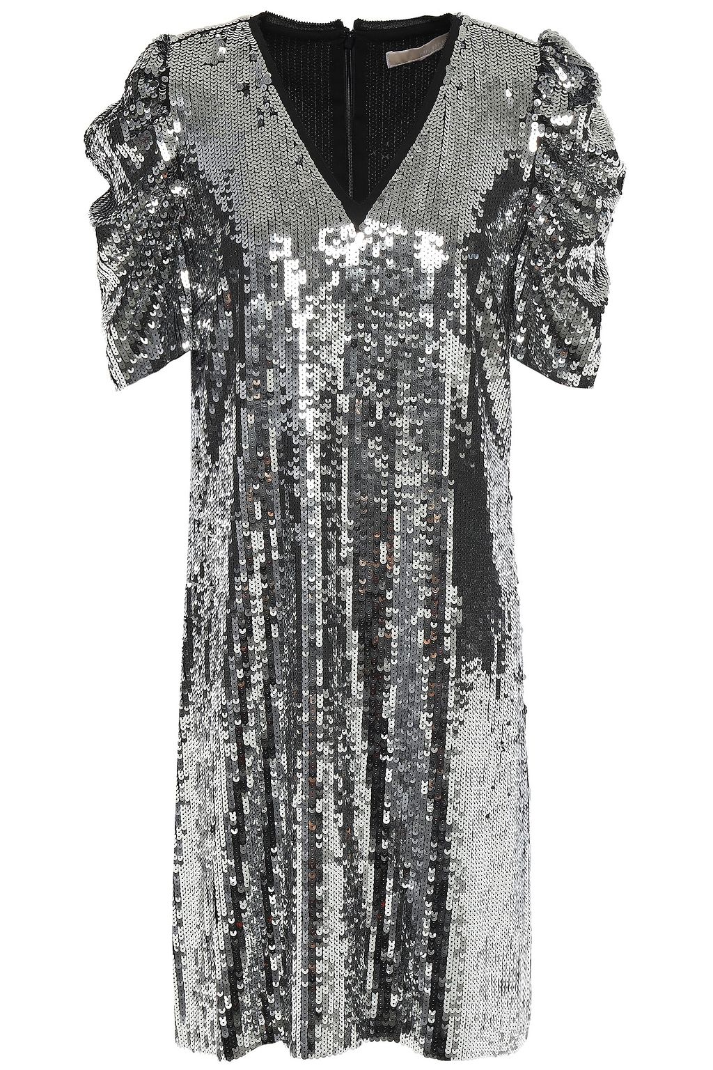 michael kors black silver dress