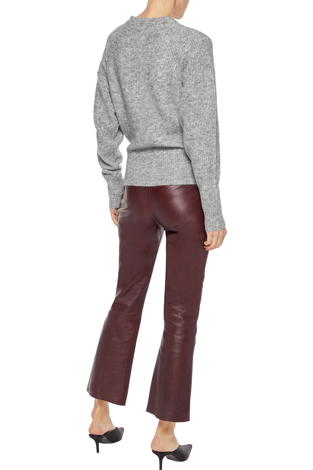 IRIS & INK Ola marled ribbed-knit sweater