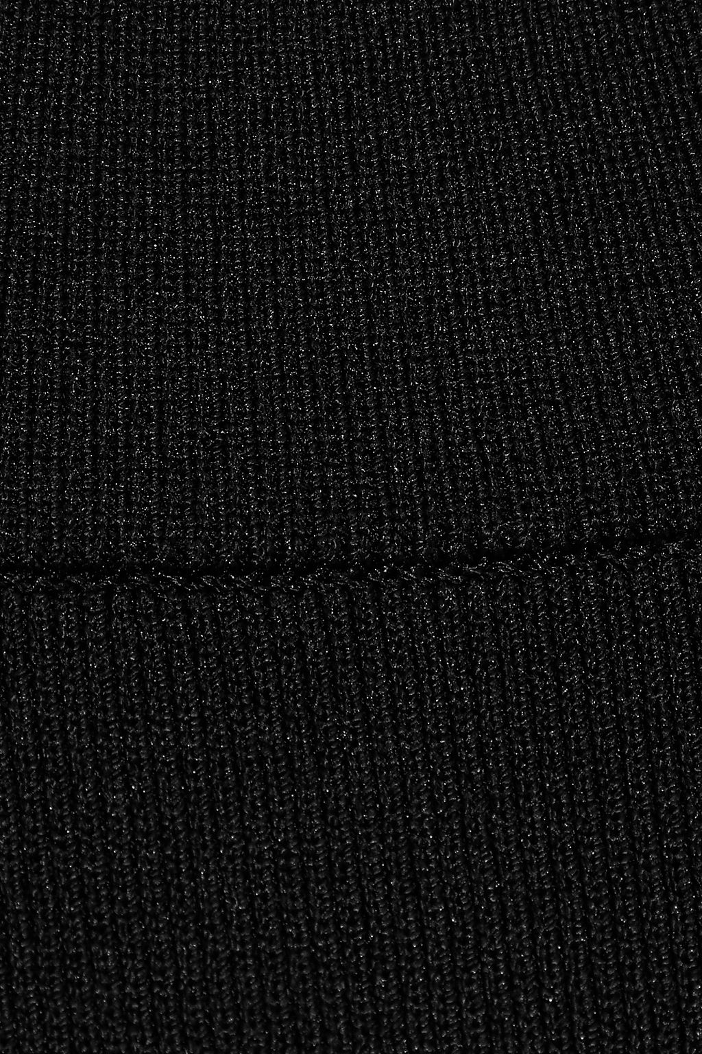 IRIS & INK Greta ribbed-knit turtleneck dress