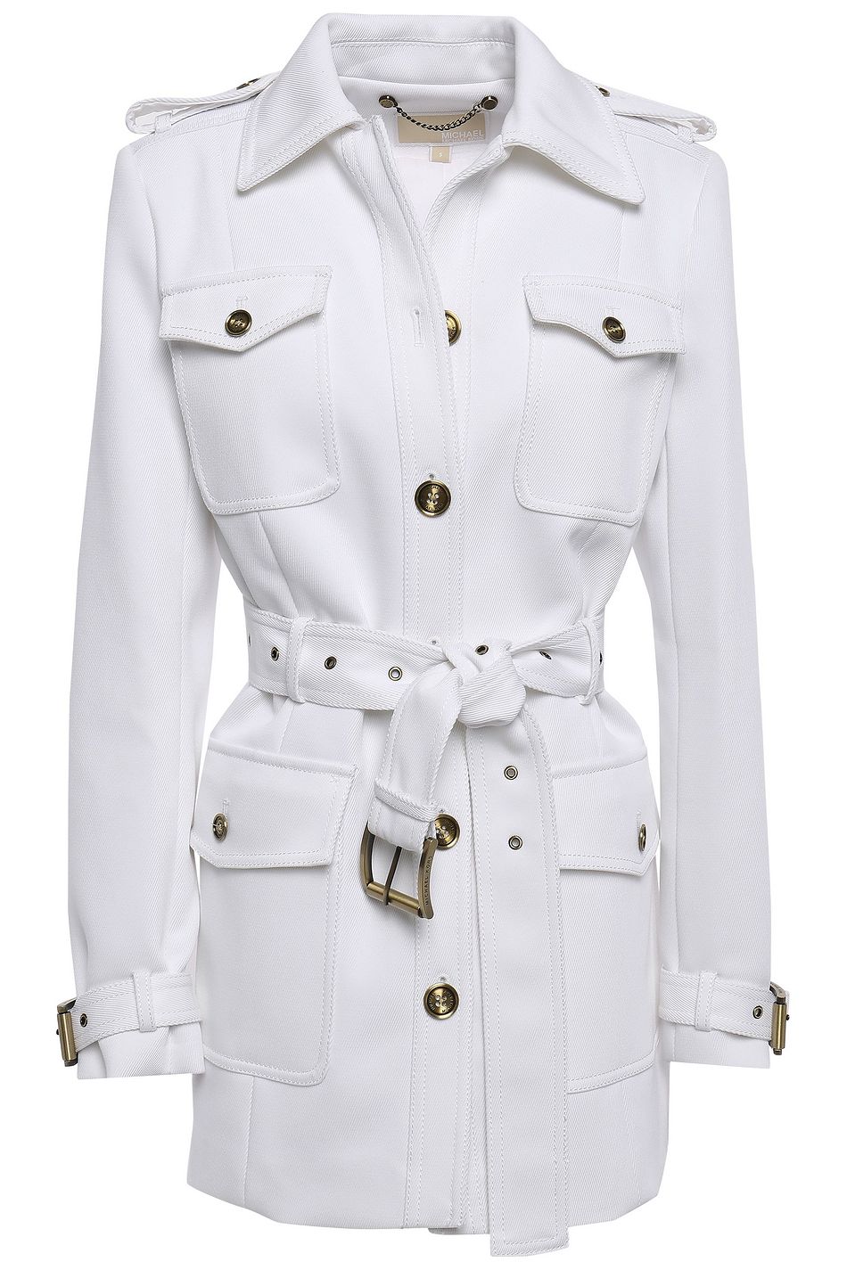 michael kors white coat