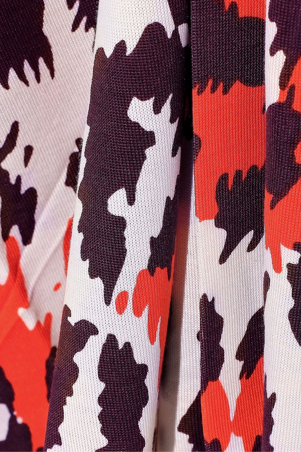 DIANE VON FURSTENBERG Jasmine printed silk-jersey mini wrap dress