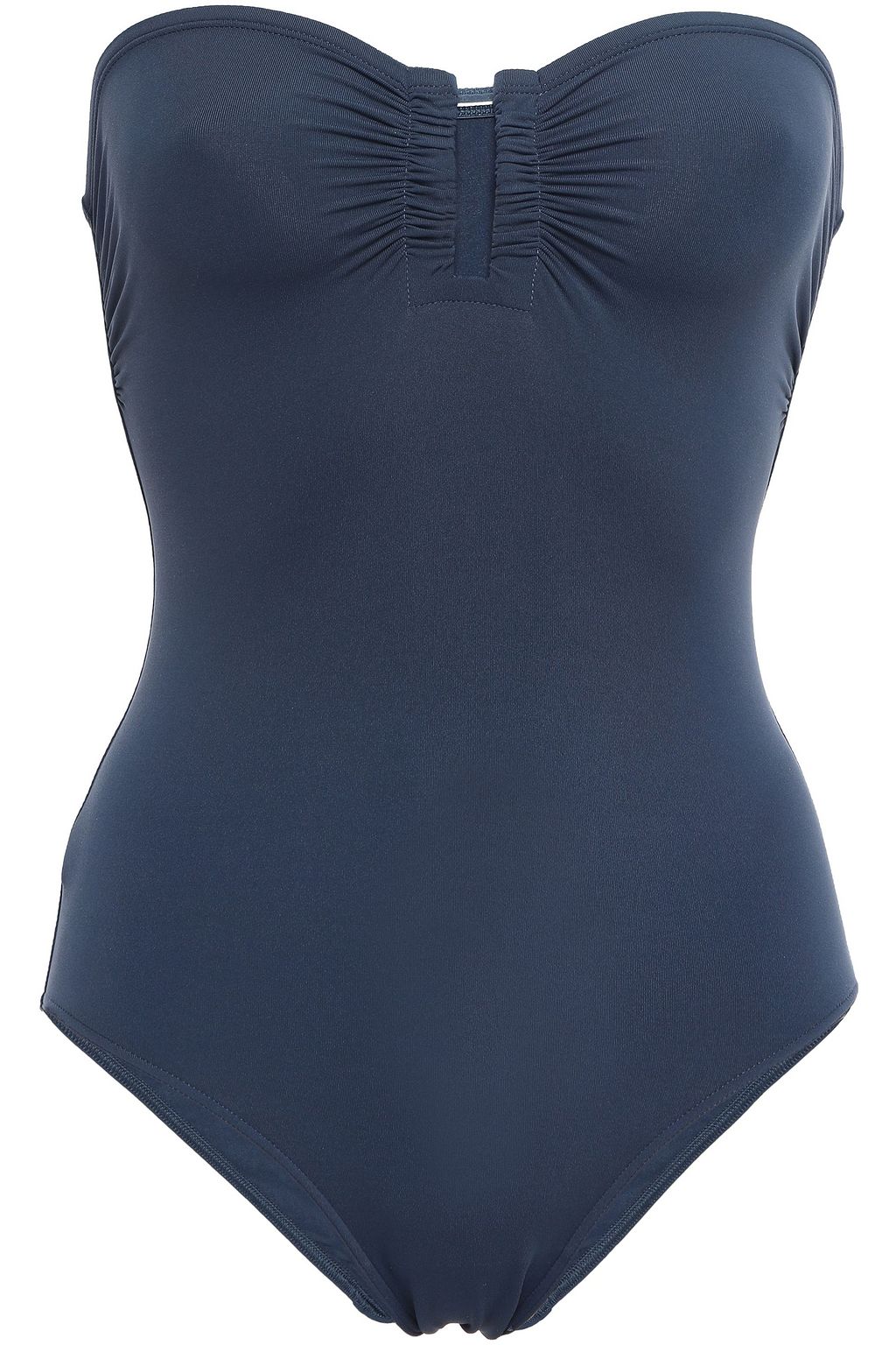 ruched bandeau swimsuit