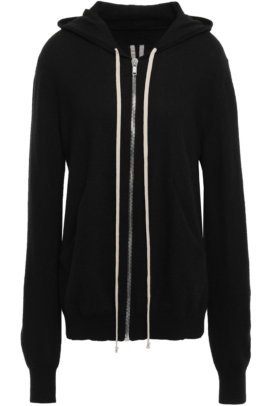cashmere hoodie black