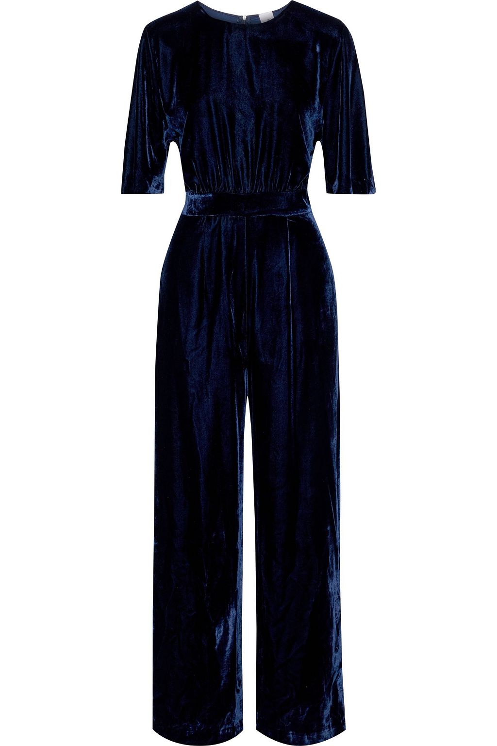 zara velvet jumpsuit