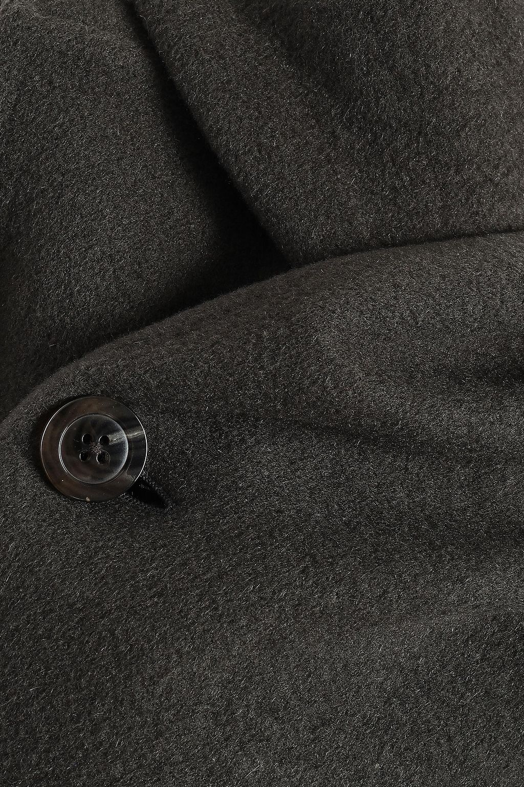 RICK OWENS Cashmere-felt hooded coat