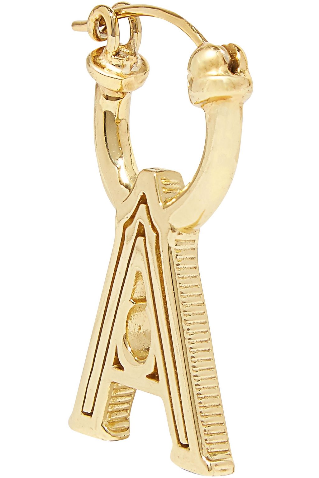 ELLERY A-Z Alphabet gold-plated earring