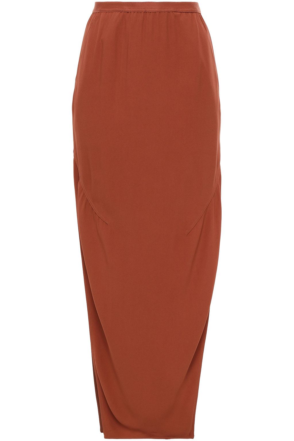 long jersey skirt with side split