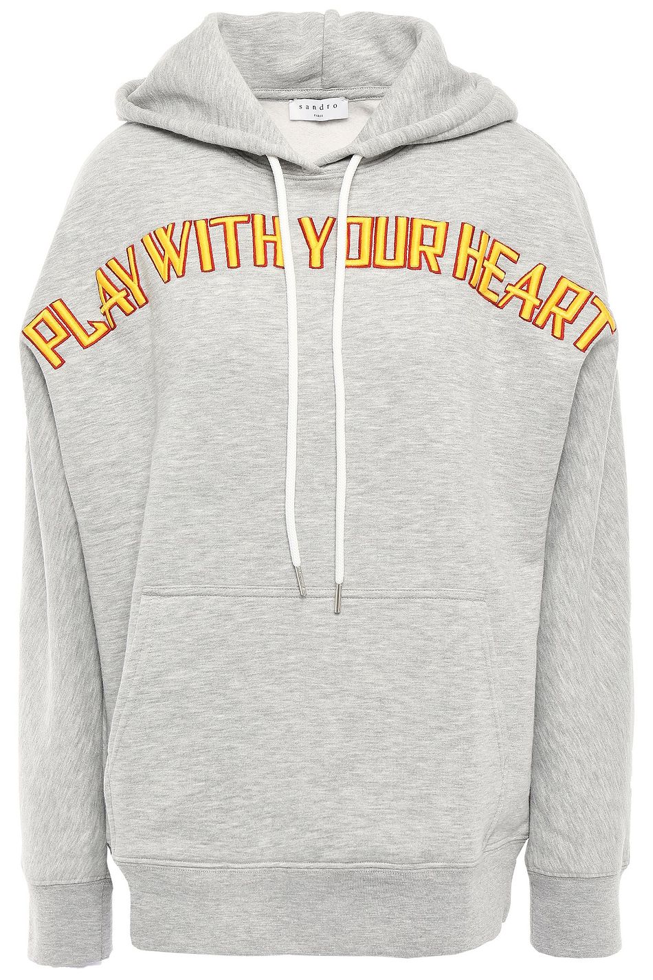 sandro orange hoodie