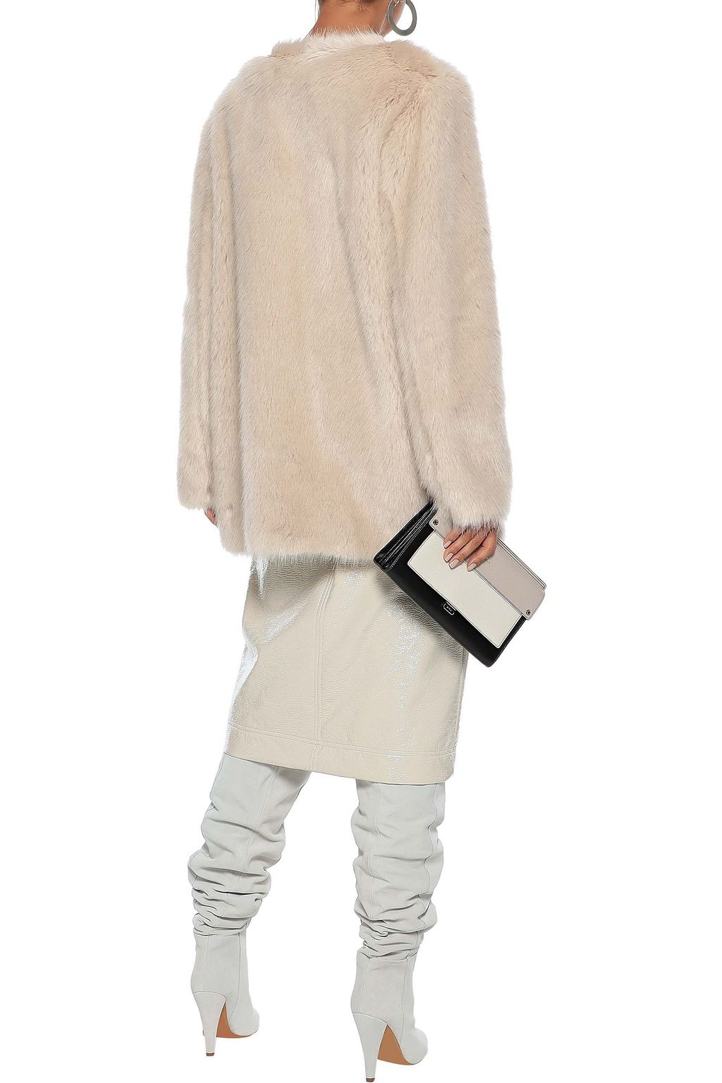 HELMUT LANG Faux fur coat