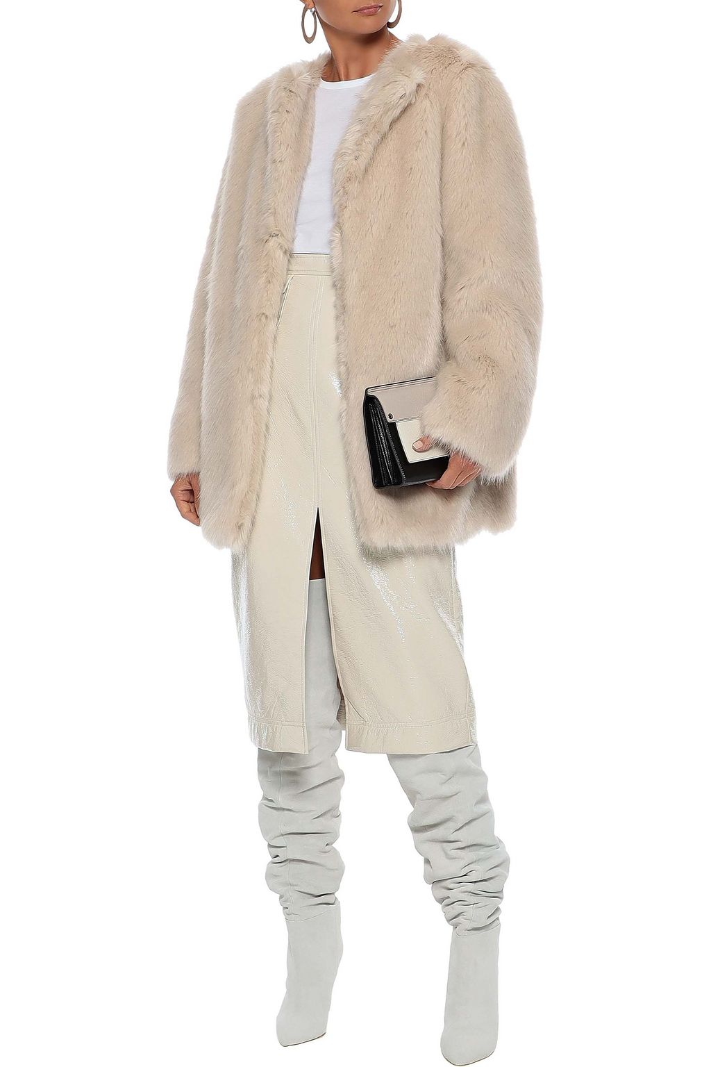 HELMUT LANG Faux fur coat