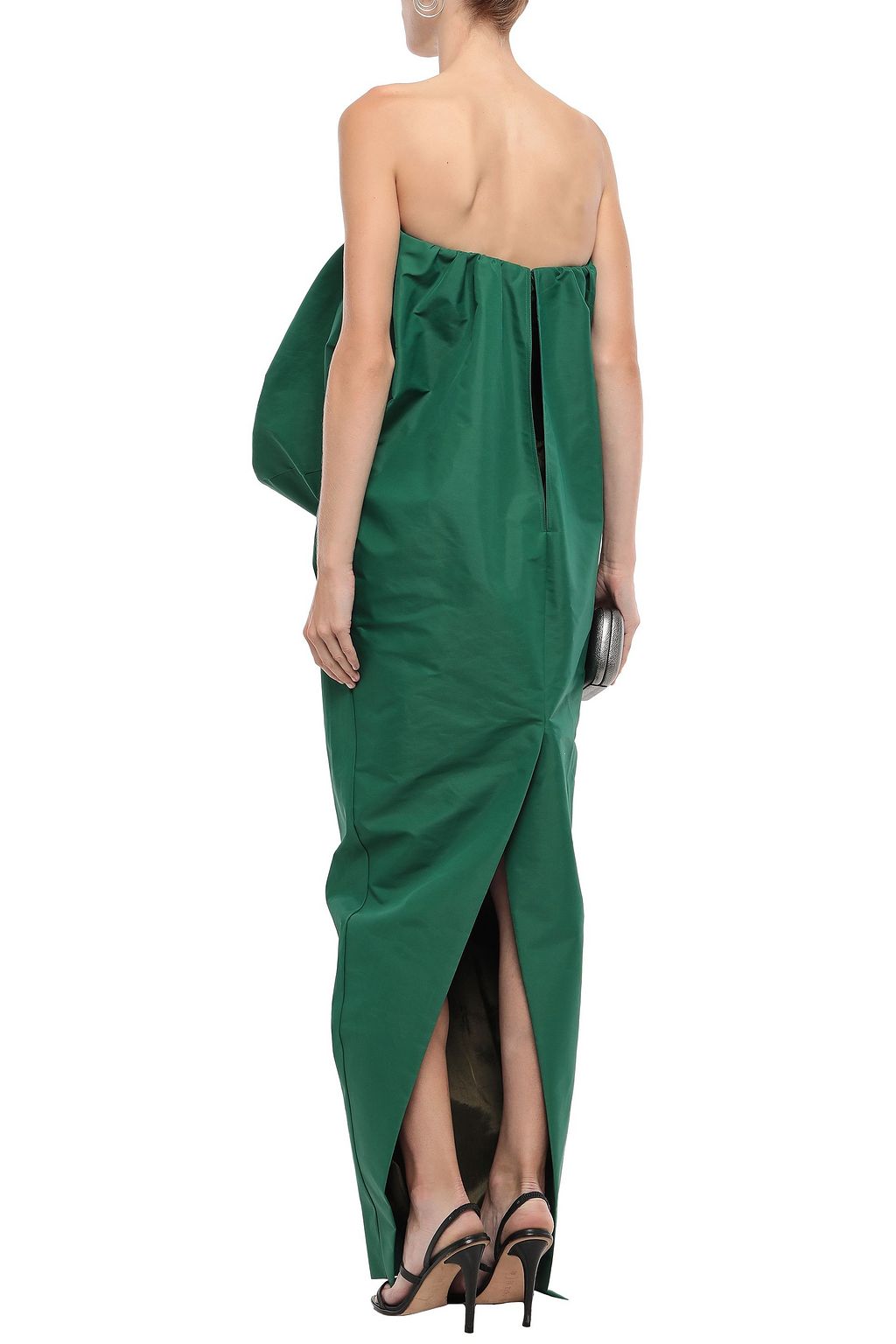 RICK OWENS Thayaht strapless draped shell gown